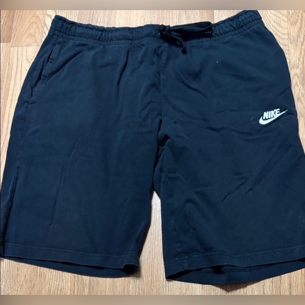 🔥 Nike Sportswear Club Fleece Shorts Black | Men’s XL 🖤